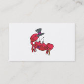 grappige danskrab visitekaartje (Achterkant)