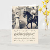 Grappige Darcy Pride and Prejudice Jane Austen Kaa Kaart (Gele Bloem)