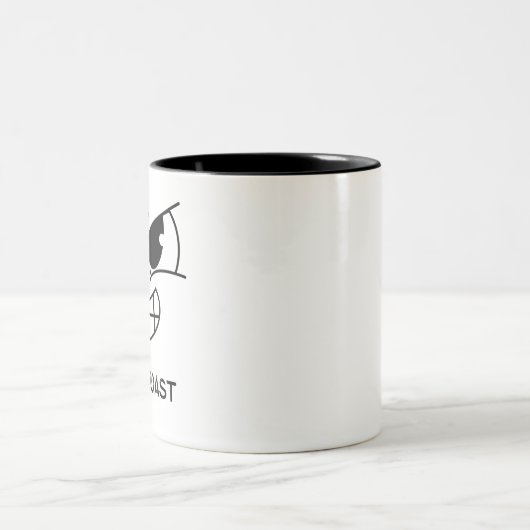 Grappige Dark Roast Evil Face Coffee Mok (Center)