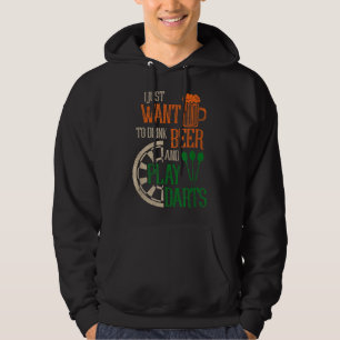 Grappige Dart Kleding Mannen Vrouwen Dart Hoodie
