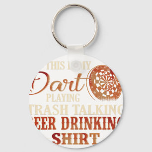 Grappige Dart Kleding Spreuken Quotes voor Mannen  Sleutelhanger