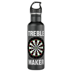 Grappige Dart Treble Maker Darts Speler Dartboard  Waterfles