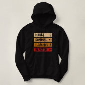 Grappige Darts Gift Idee voor Darts Speler Hoodie (Design voorkant)
