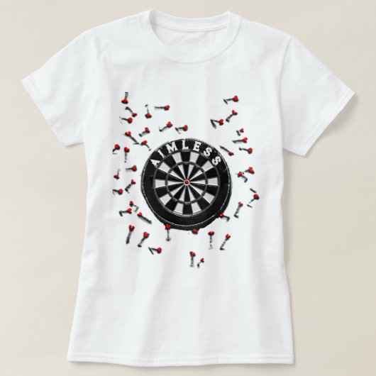 Grappige Darts Lover T-shirt (Design voorkant)