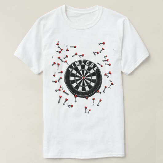 Grappige Darts T-shirt (Design voorkant)
