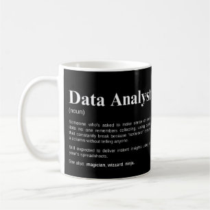 Grappige Data Analist Data Definitie Koffiemok