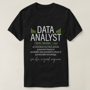 Grappige Data-analist Definitie Data Science T-shirt