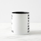 Grappige data-analist mok (Midden)