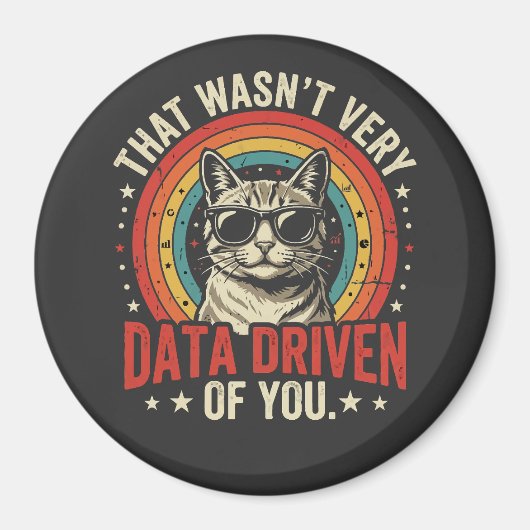 Grappige data-analist quote die niet erg data was magneet (Voorkant)