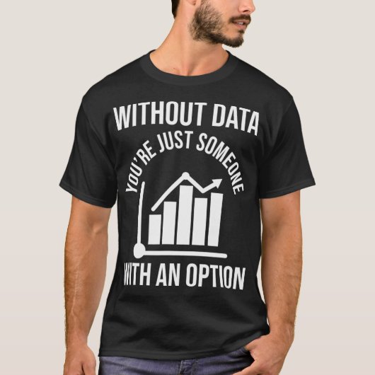 Grappige Data Science Gift AI Data Scientist Machi T-shirt (Voorkant)