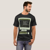 Grappige Database SQL Query Computer Code voor Dat T-shirt (Voorkant volledig)