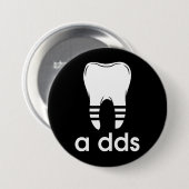 Grappige DDS-tandheelkunde Ronde Button 7,6 Cm (Voorkant /achterkant)