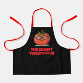 Grappige De Club van de Slimme Tomaat Schort (Voorkant)