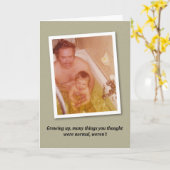 GRAPPIGE de tijdVerjaardag van het bad - Kaart (Gele Bloem)