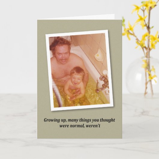 GRAPPIGE de tijdVerjaardag van het bad - Kaart (Gele Bloem)