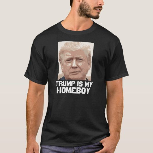 Grappige de troefT-shirts van Donald, HOMEBOY T-shirt (Voorkant)
