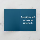 Grappige de verjaardagskaart van Basset Hound Kaart (Binnen)