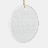 Grappige debatbijeenkomst keramisch ornament (Rechts)