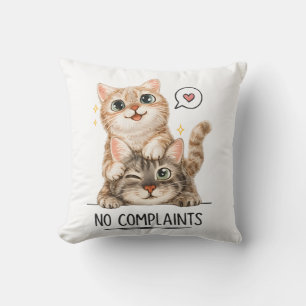 Grappige decoratie voor kattenliefhebbers zonder k kussen