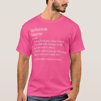 grappige definitie Infusieverpleger T-shirt