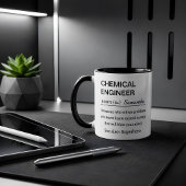 Grappige definitie mok voor scheikundig ingenieur