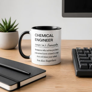 Grappige definitie mok voor scheikundig ingenieur