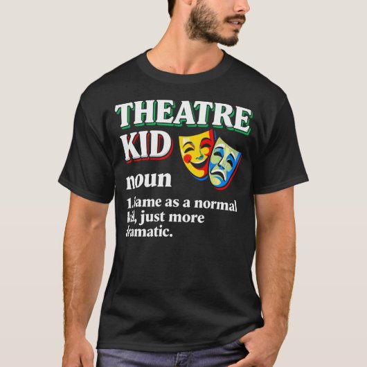 Grappige Definitie Theater Kind T-shirt (Voorkant)