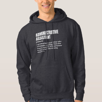 Grappige definitie van administratief assistent hoodie