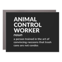 Grappige definitie van Animal Control Worker