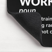 Grappige definitie van Animal Control Worker Muismat (Hoek)