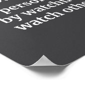 Grappige definitie van antropoloog poster (Hoek)