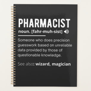grappige definitie van apotheker sarcastisch T-Shi Planner