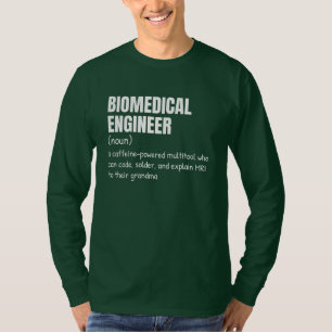 Grappige definitie van biomedisch ingenieur t-shirt