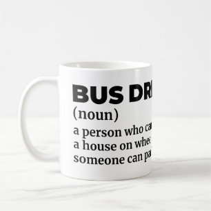 Grappige Definitie van Buschauffeur voor Scholiere Koffiemok