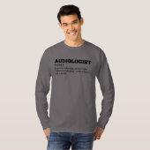 Grappige definitie van de gehoorarts t-shirt (Voorkant volledig)