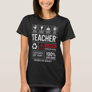 Grappige Definitie van een Leraar — Multitasken T-shirt