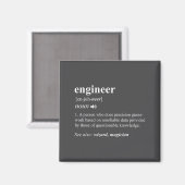 Grappige definitie van ingenieur, technische mecha magneet (Voorkant / Achterkant)