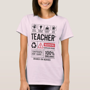 Grappige definitie van leraar — Multitasken T-shirt