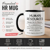 Grappige definitie van Personeelszaken HR mok