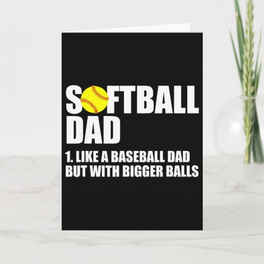 Grappige definitie van Softll papa Kaart (Voorkant)