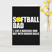 Grappige definitie van Softll papa Kaart (Gele Bloem)