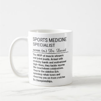 Grappige definitie van sportartspecialist koffiemok