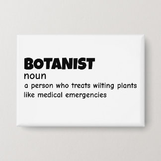 Grappige definitie voor plants wetenschapper button