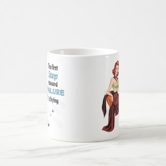 Grappige Demotivational Sassy Housewife Failure Re Koffiemok (Center)