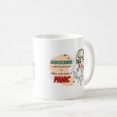 Grappige Demotivational Sassy  Huisvrouw Retro Koffiemok (Voorkant rechts)