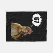 Grappige Denkende Aap Meme Zes Zeven 6 7 Meme  Fleece Deken (Voorkant (Horizontaal))