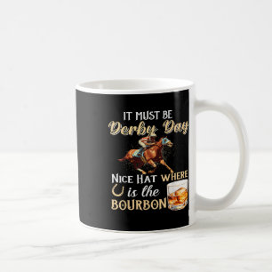 Grappige Derby Dag Leuk Pet Bourbon Waar Paardenre Koffiemok