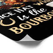 Grappige Derby Dag Leuk Pet Bourbon Waar Paardenre Poster (Hoek)