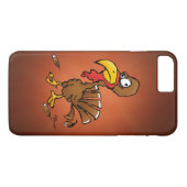 Grappige Derp Kalkoen Cartoon Case-Mate iPhone Case (Achterkant (Horizontaal))