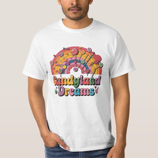 Grappige Design voor Snoep liefhebbers T-shirt (Voorkant)